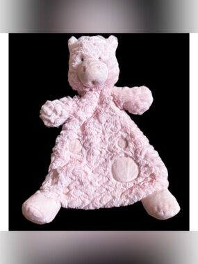 Demdaco Light Pink Giraffe Lovey Plush Stuffed Animal Security Blanket Soft Toy